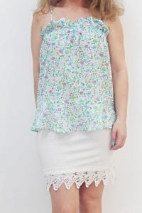 Camisole sewing pattern